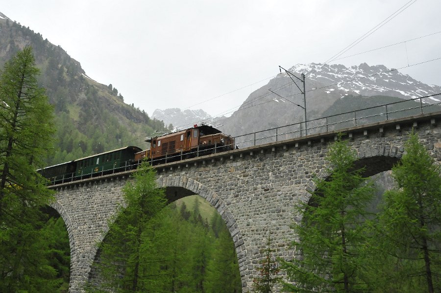 2019.06.11 RhB Ge 6-6 I 414 Albulabahn Krokodil Bahnfest Bergün (22)